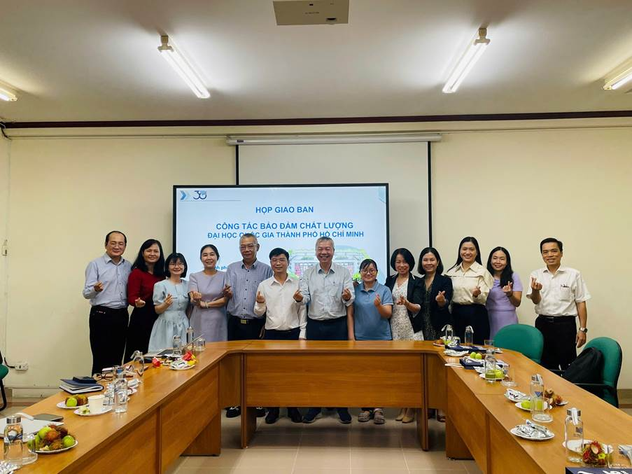 Họp giao ban công tác bảo đảm chất lượng ĐHQG-HCM